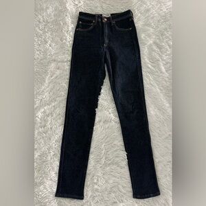 AGOLDE Roxanne Super High Rise Skinny Jeans sz‎ 25